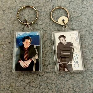 Clay Aiken Tour Keychains - Set of 2